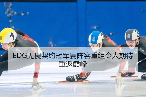 EDG无畏契约冠军赛阵容重组令人期待重返巅峰